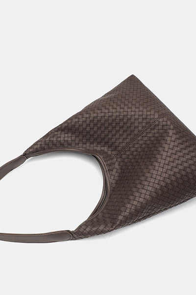 Super Soft Vegan Leather Braided Boho Shoulder Bag
