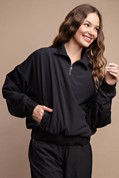 Heavy Fleece Oversize WindBreaker Pullover