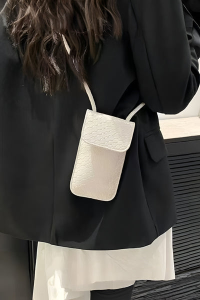 Cartera Cruzada Tejida para Teléfono