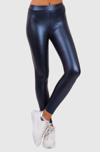 Fleece Super Stretch PU Faux Leather Leggings