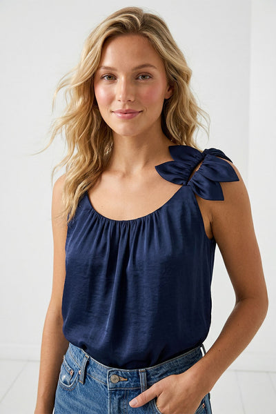 Top Sin Mangas Petalos de Flor