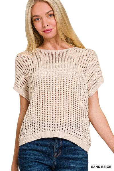 Soft Knit Crochet Top