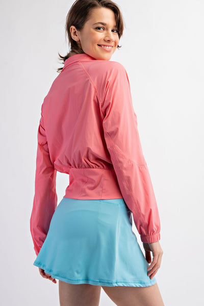 Light Weight Full Zip Up Active Performance Jacket