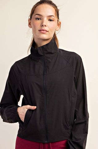 Light Weight Full Zip Up Active Performance Jacket