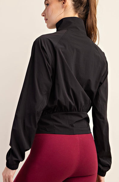 Light Weight Full Zip Up Active Performance Jacket