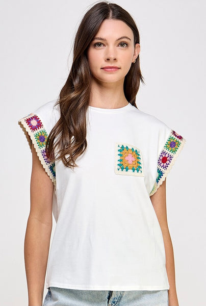 Crochet Patch Top