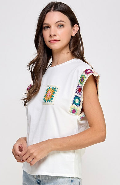 Crochet Patch Top