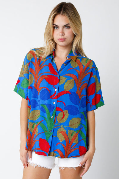 Faye Summer Shirt Button Down and relax fit
