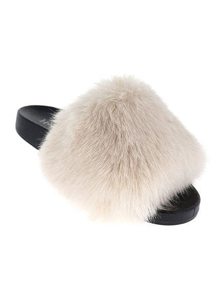 Soft Faux Fur Sliders