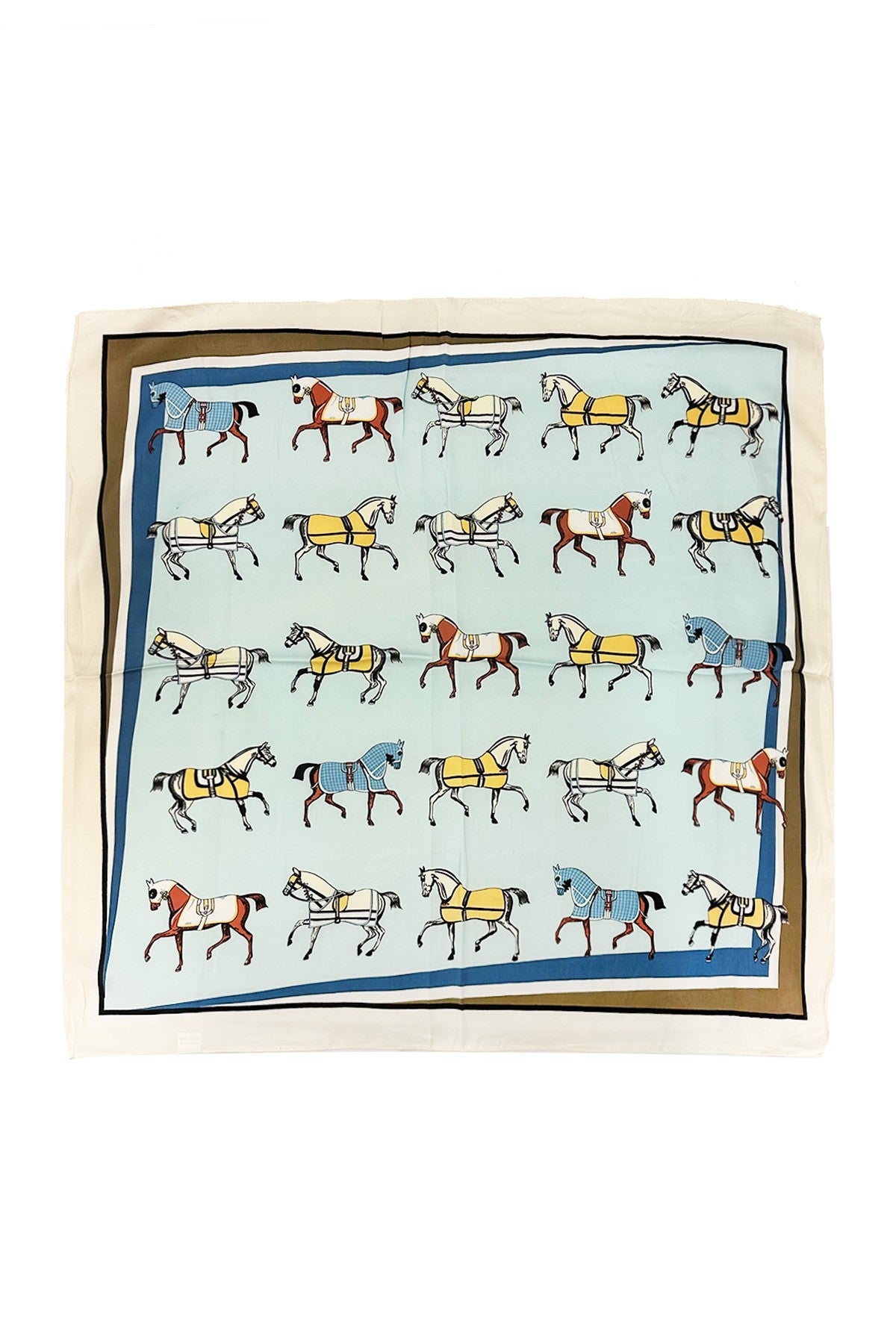 Horses Square Bandana Scarf