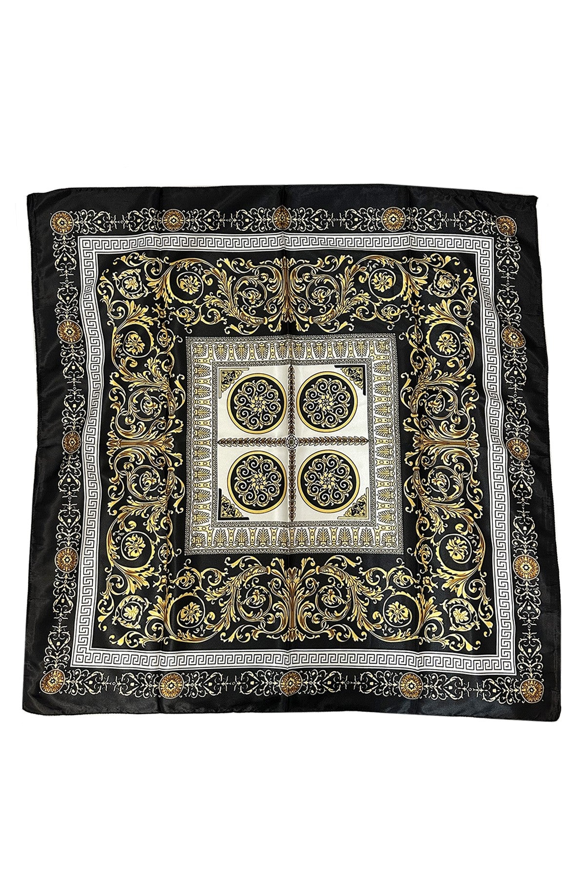 Square Ornament Bandana Scarf