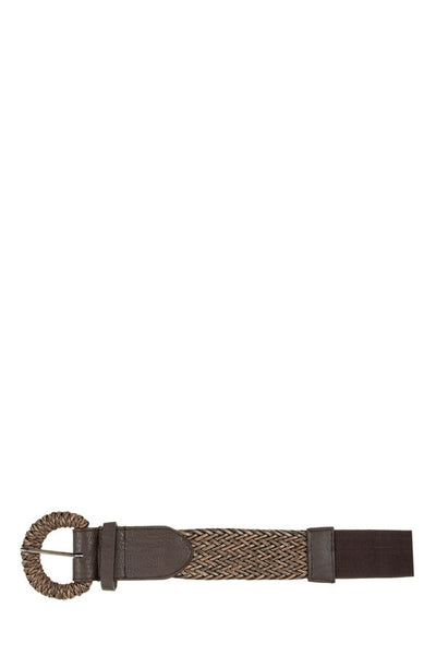 Braided Buckle Elastic Belt