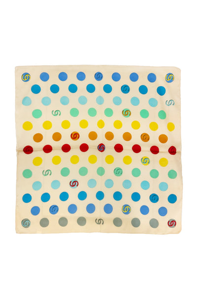 Square Polka Dot Bandana Scarf