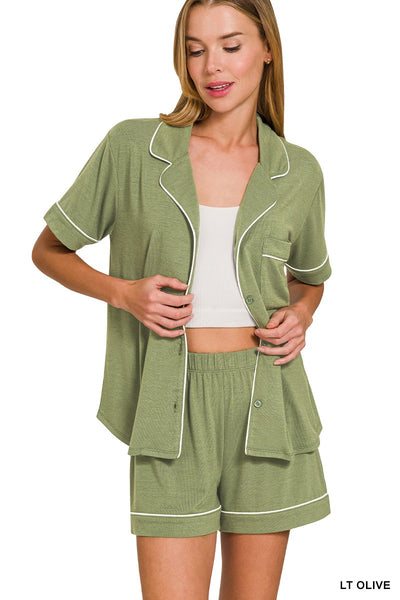 Super Soft Pajama Shorts Set
