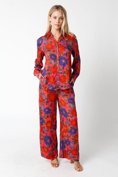 Floral Silky Soft Rayon Blouse