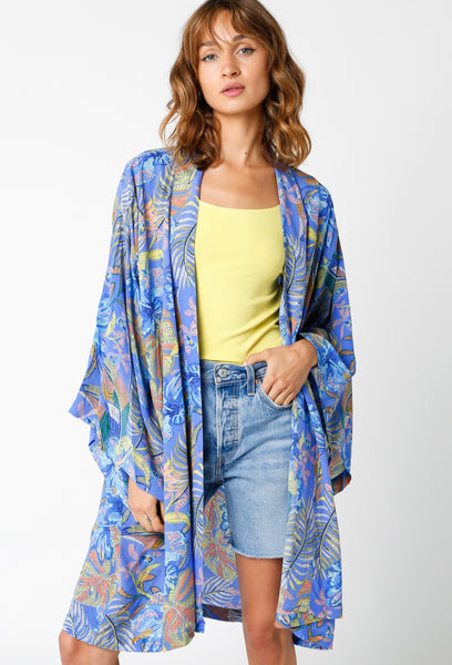 Tropical Summer Relax Fit Cover Up