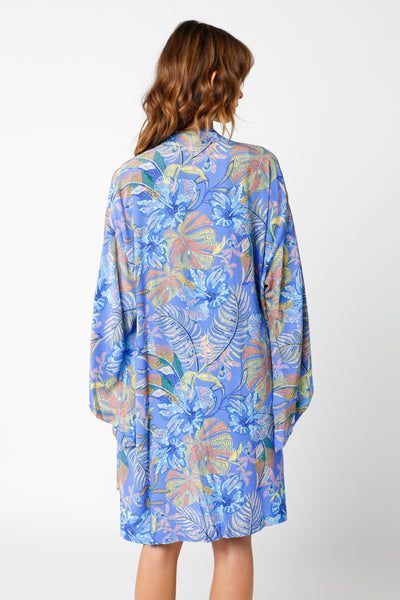 Tropical Summer Relax Fit Cover Up
