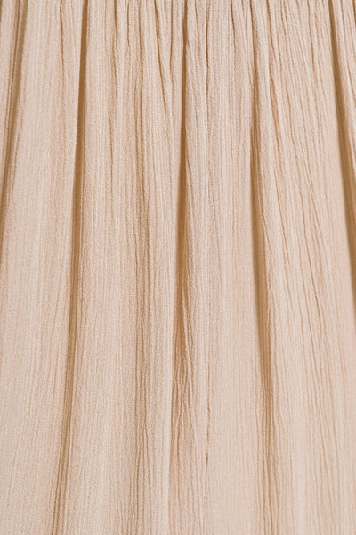 Rayon Crinkle Wide Pants With Pockets