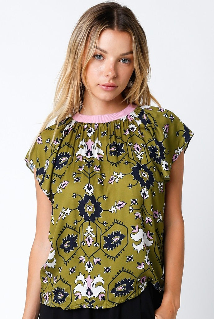 Silky Soft Rayon Olivia Top