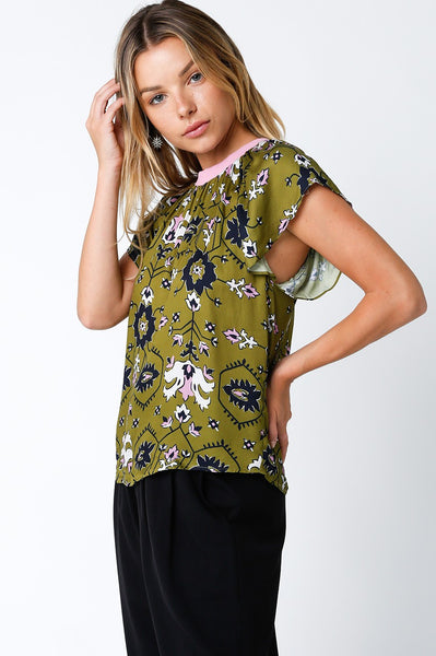 Silky Soft Rayon Olivia Top