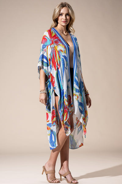 Watercolor LightWeight Summer Kimono