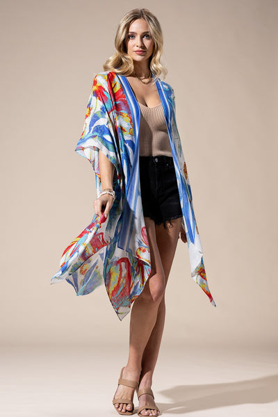 Watercolor LightWeight Summer Kimono