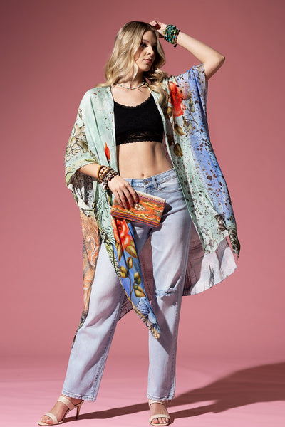 Moonstone Lightweight Summer Kimono