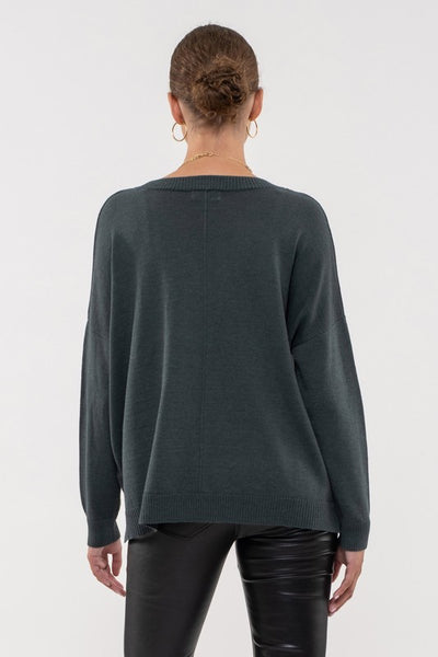 Knit Round Neck Sweater