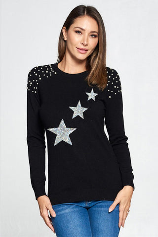 Knit Sweater Estrellas Sparkle
