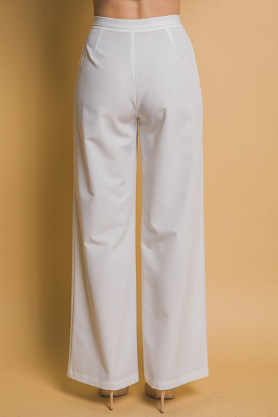 Pleats High-rise Wide Leg Pants