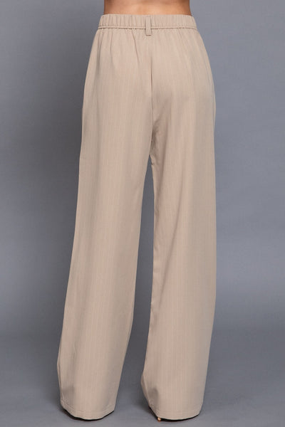 Pin Stripe Suit Straight Pants