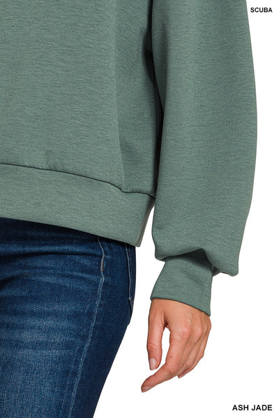 Super Soft Scuba Half Zip Pullover