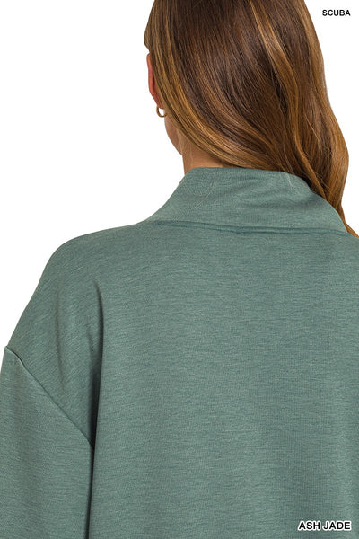 Super Soft Scuba Half Zip Pullover
