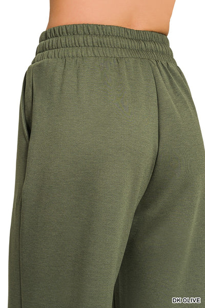 Super Soft Scuba Drawstring Ankle Pants