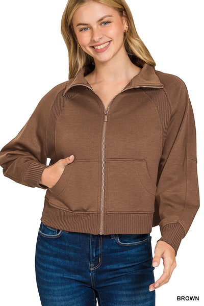 Super Soft Scuba Full Zip Jacket