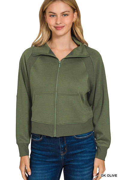 Super Soft Scuba Full Zip Jacket