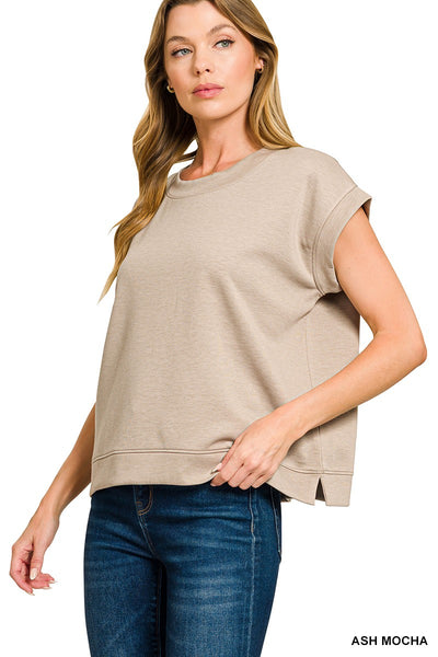 Super Soft Scuba Short Sleeve Sweatshirt