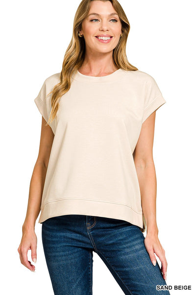 Super Soft Scuba Short Sleeve Sweatshirt