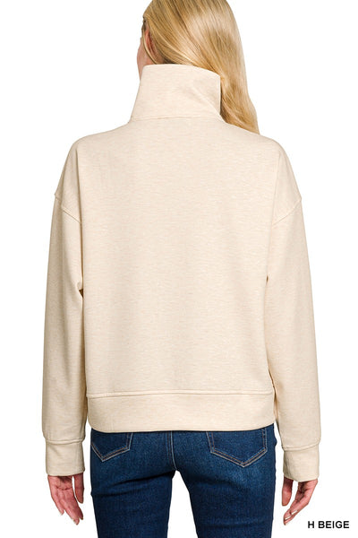 Super Soft Scuba Half Zip Pullover