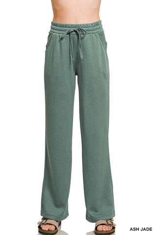 Super Soft Scuba Straight Drawstring Pants