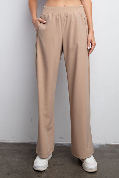 Windbreaker Woven Straight Pants