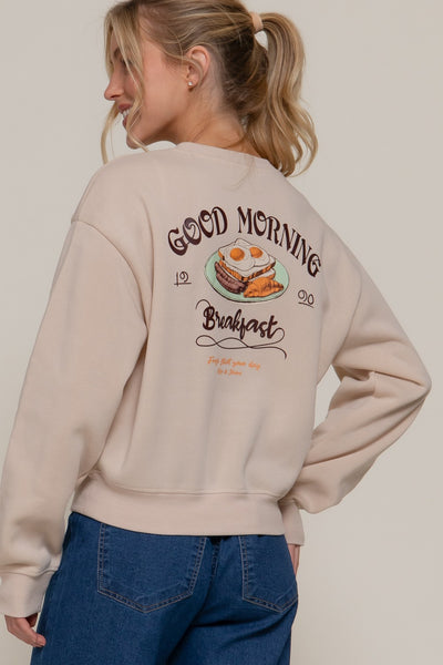 Wake Up mood Inner Fleece Sweatshirt
