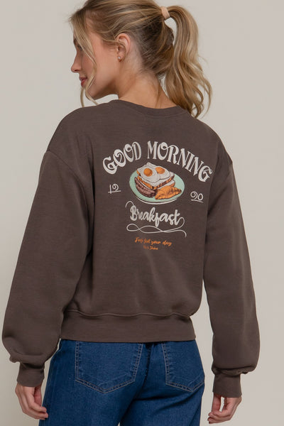 Wake Up mood Inner Fleece Sweatshirt