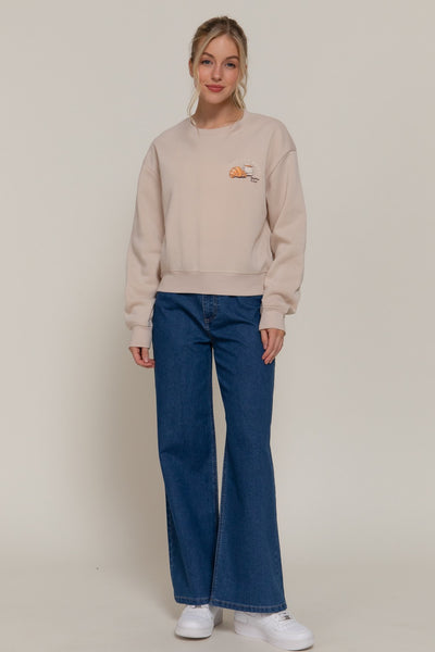 Wake Up mood Inner Fleece Sweatshirt