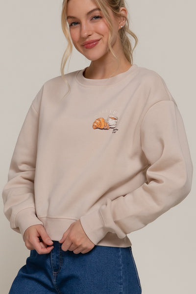 Wake Up mood Inner Fleece Sweatshirt