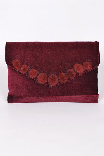 Faux Fur Daily Envelope Clutch