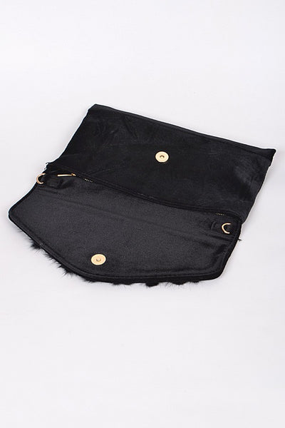 Faux Fur Daily Envelope Clutch