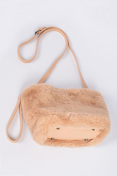 Soft Faux Fur Clutch