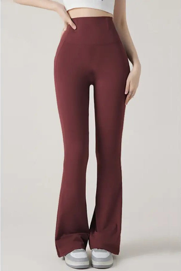 Super Stretch Fleece Faja Butt Lifting Flare Pants