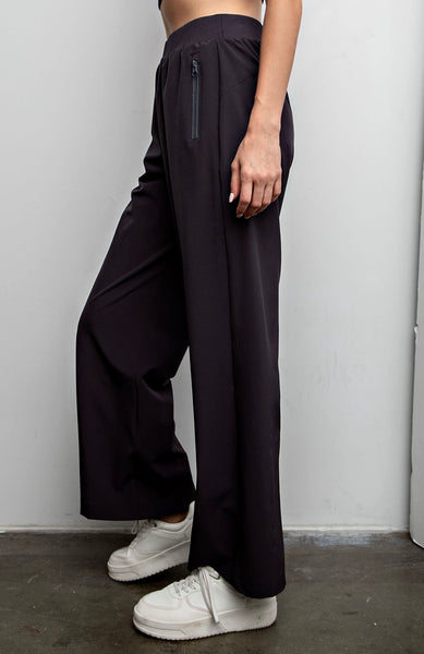 Windbreaker Woven Straight Pants